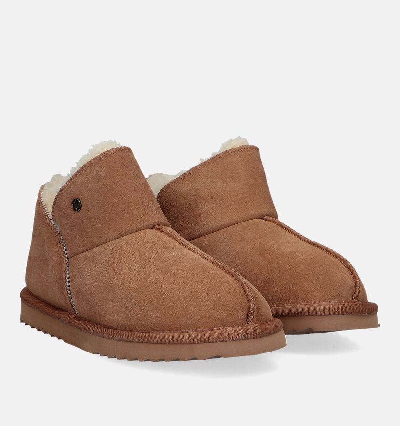 Warmbat Willow Beige Hoge Pantoffels voor dames (346224)