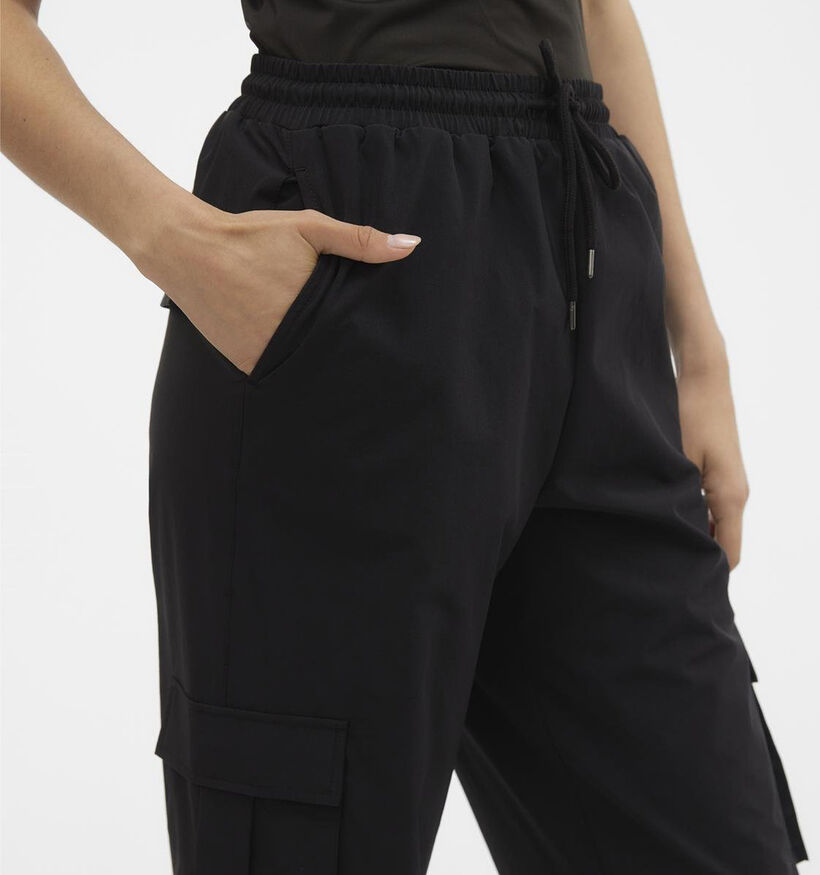 Vero Moda Kimberly Pantalon cargo en Noir L30 pour femmes (341992)