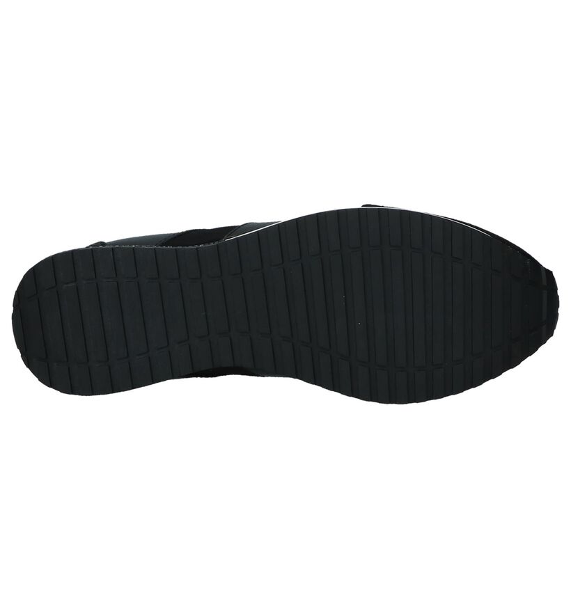 Zwarte Slip-on Sneakers La Strada in kunstleer (239158)