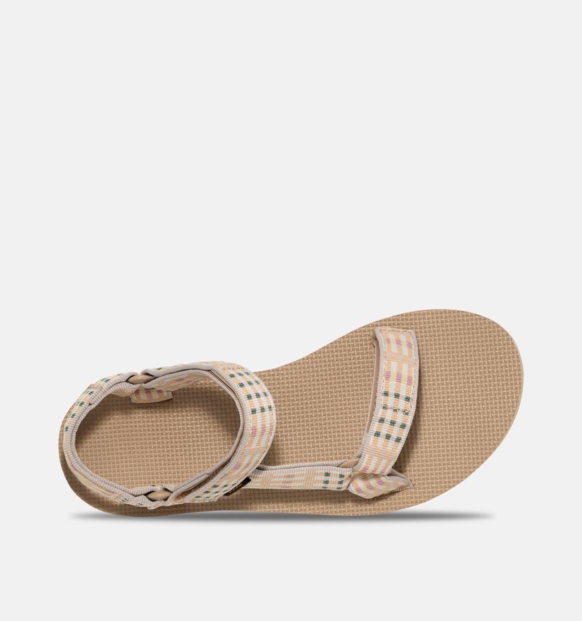 Teva Original Universal Sandales plates en Taupe pour femmes (354697)