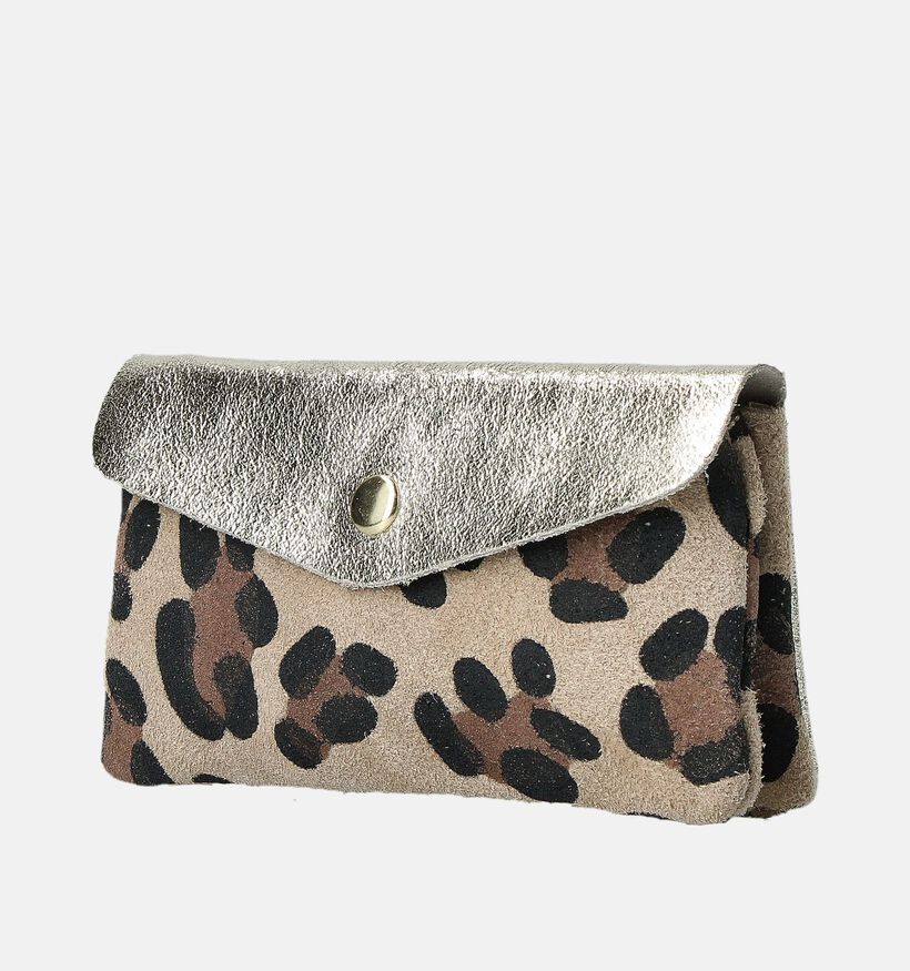 Via Limone Gouden/Leopard Portemonnee voor dames (374334)