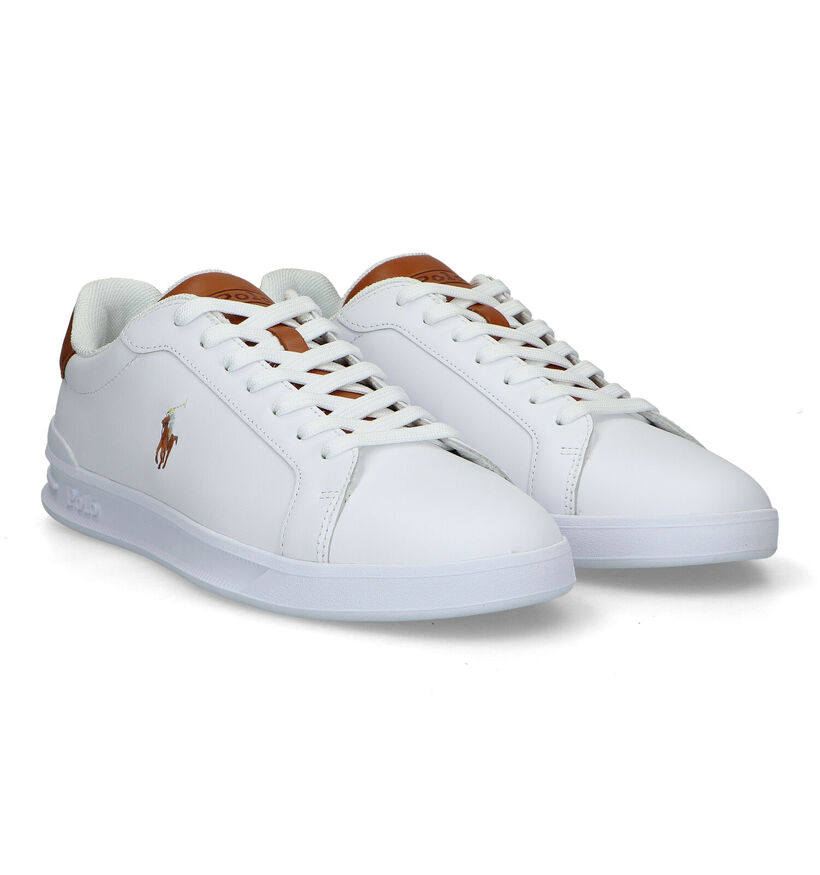 Polo Ralph Lauren HRT Court Witte Veterschoenen voor heren (336796)