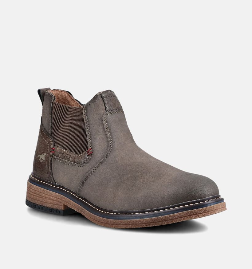 Mustang Donkerbruine Boots Chelsea voor heren (378978)