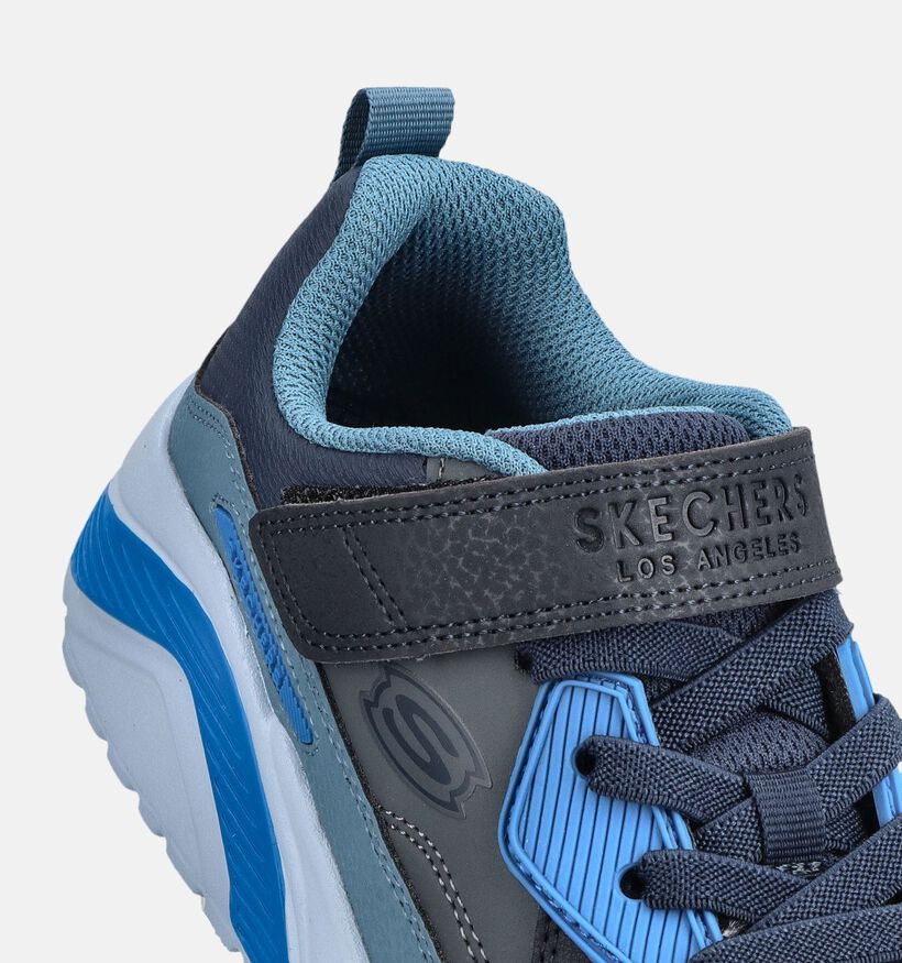 Skechers Uno Lite - Revival Edge Baskets basses en Bleu pour gar&ccedil;ons (376869)
