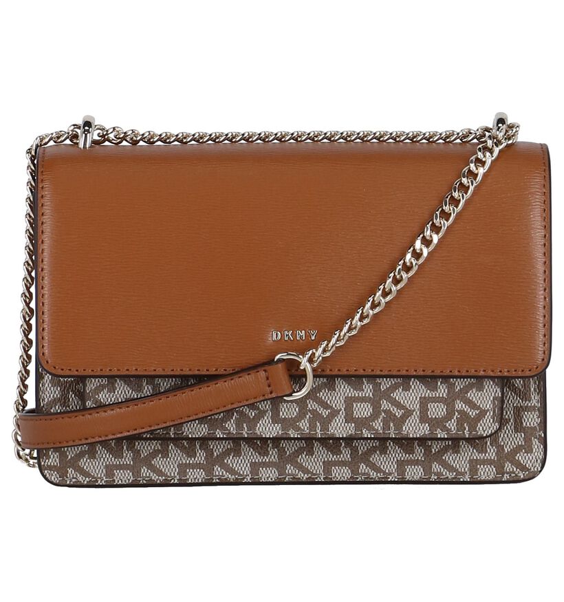 Cognac Crossbody Tas DKNY Bryant in kunstleer (264024)