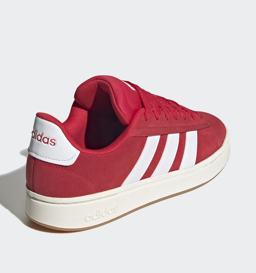 adidas Grand Court Baskets en Rouge pour hommes (357297) - pour semelles orthopédiques