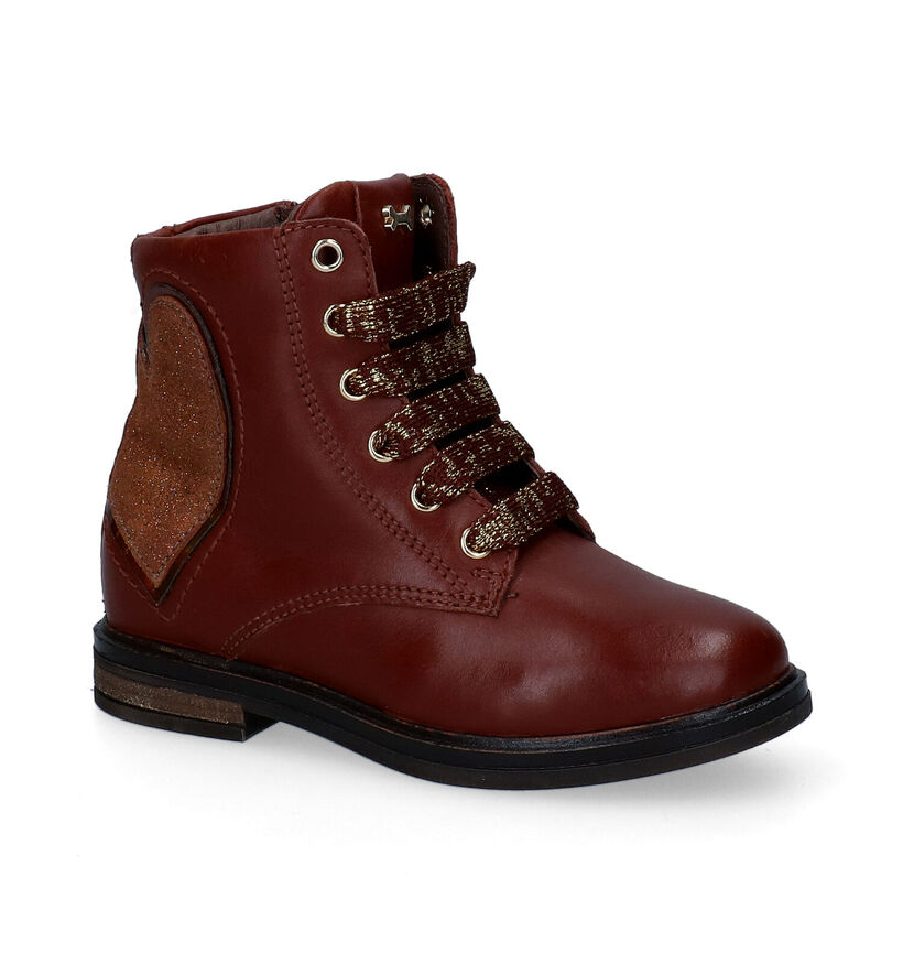 STONES and BONES Gaert Bottines en Bleu pour filles (295058) - pour semelles orthopédiques