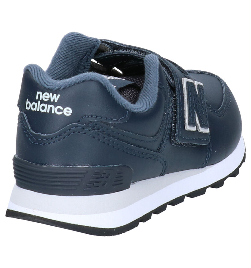 New Balance YV574 Blauwe Sneakers in leer (253360)