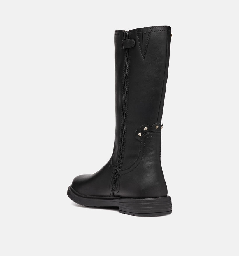 Geox Eclair Bottes en Noir pour filles (344536) - pour semelles orthopédiques