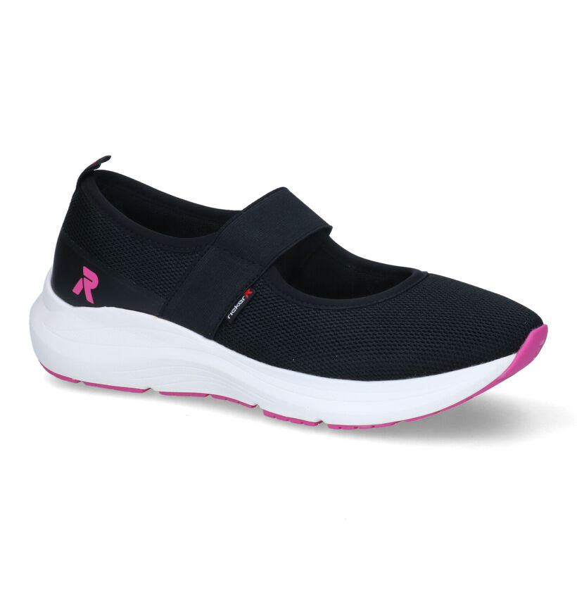 R-Evolution Slip-ons en Noir pour femmes (310174) - pour semelles orthopédiques