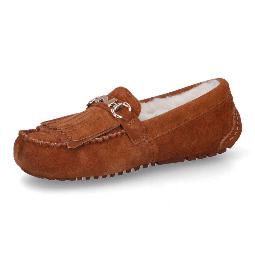Nathan-Baume Pantoufles fermées en Cognac pour femmes (315986)