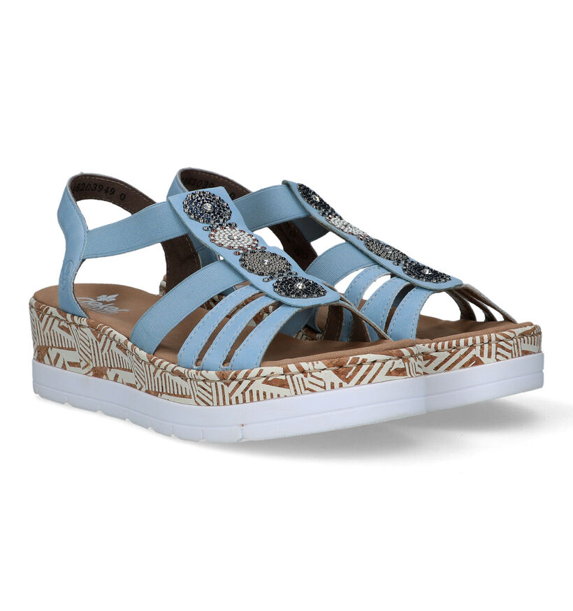 Rieker Blauwe Sandalen voor dames (323631)