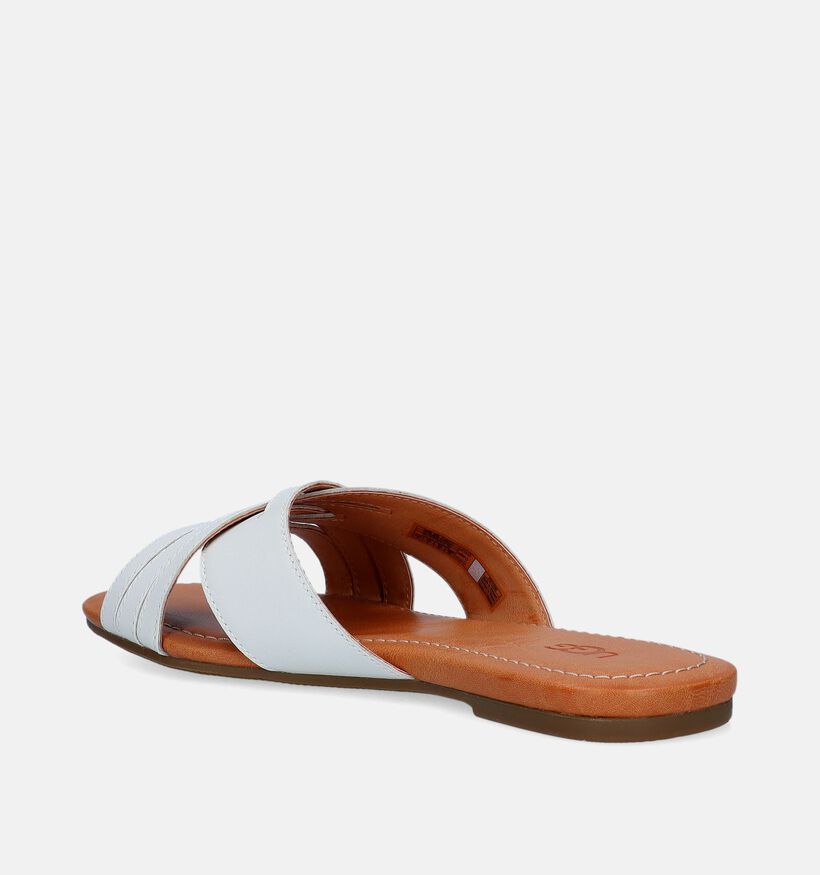 UGG Kenleigh Slide Nu-pieds en Blanc pour femmes (336100)