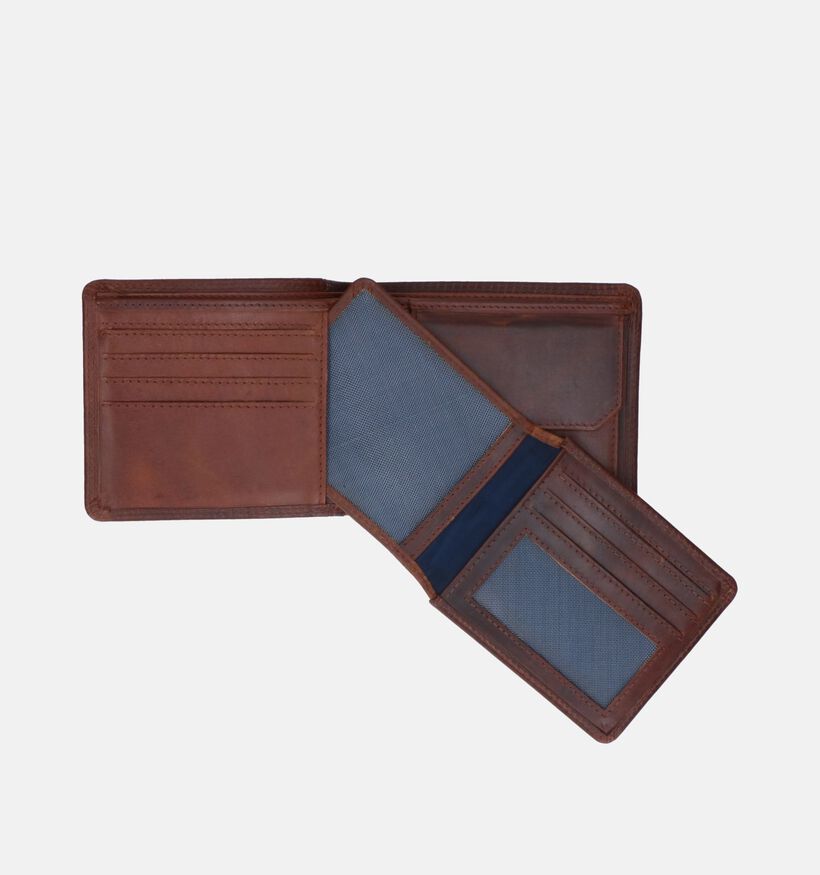 Maverick Bruine Portefeuille voor heren (358810)
