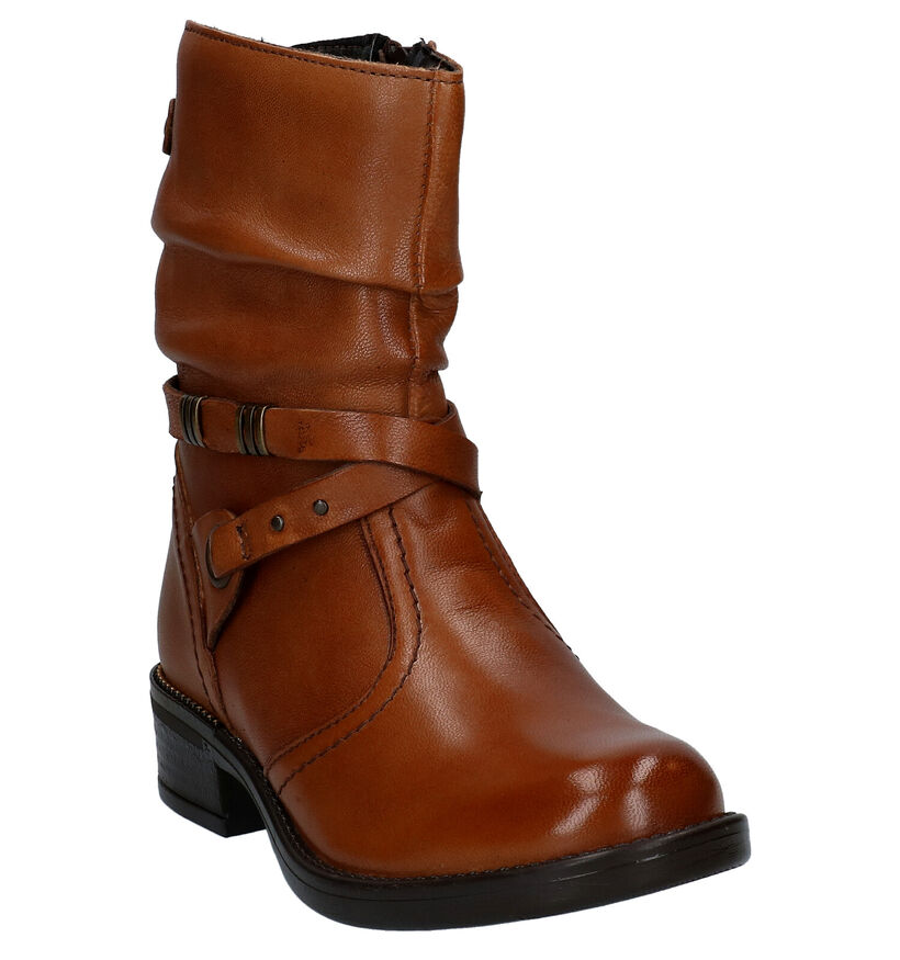 Loli Laly Melita Bottes courtes en Cognac pour filles (316336)