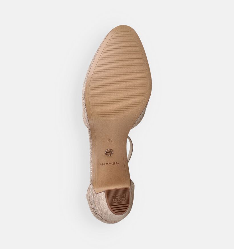 Tamaris Gouden Pumps met bandje voor dames (367667)