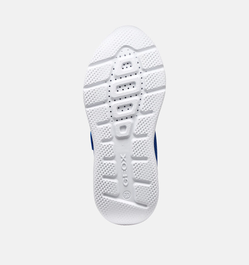 Geox Sprintye Baskets en Bleu pour gar&ccedil;ons (370141) - pour semelles orthop&eacute;diques