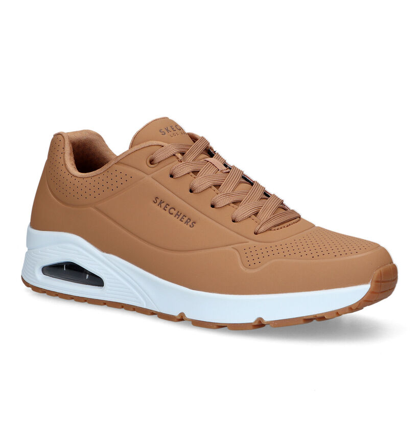 Skechers Uno Stand On Air Baskets en Noir pour hommes (350318) - pour semelles orthopédiques
