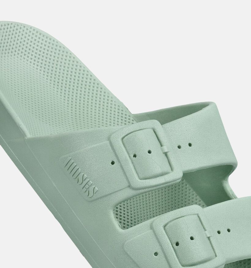 Freedom Moses Original Basic Lichtgroene Slippers voor dames (370848)
