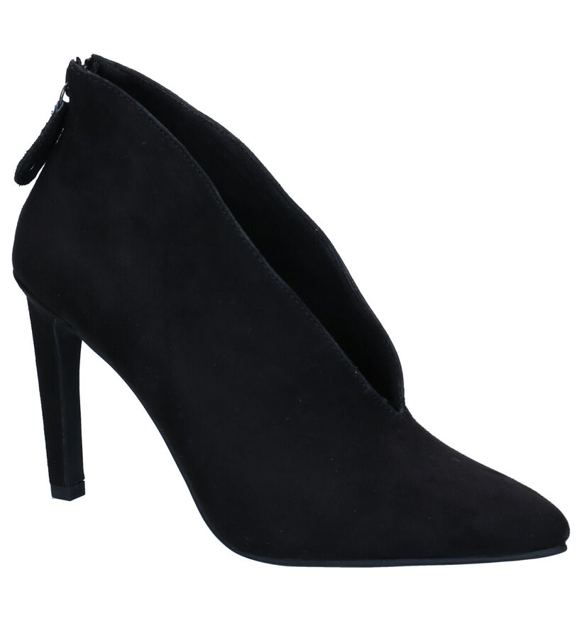 Marco Tozzi Zwarte Enkelpumps in stof (280547)