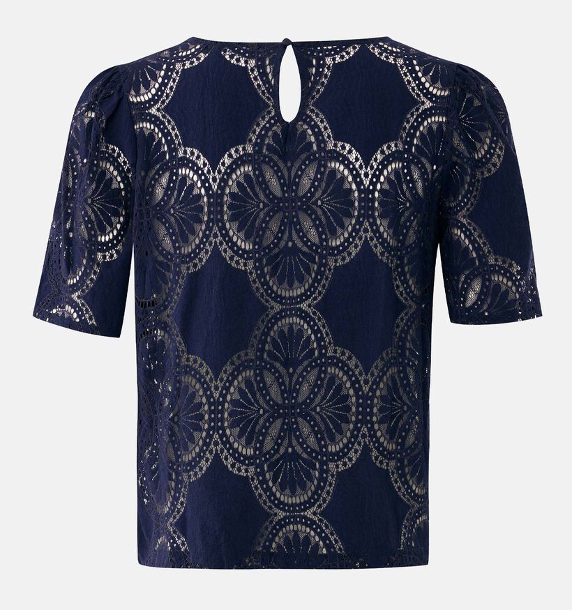 Mexx Lace Donkerblauwe Blouse voor dames (368542)