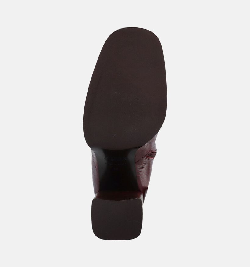 Zinda Bottines en Bordeaux pour femmes (380885)