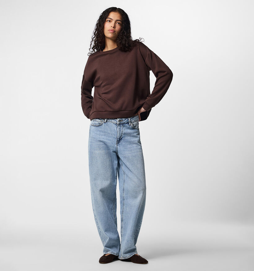 Pieces Michelle Donkerbruine Trui voor dames (378364)