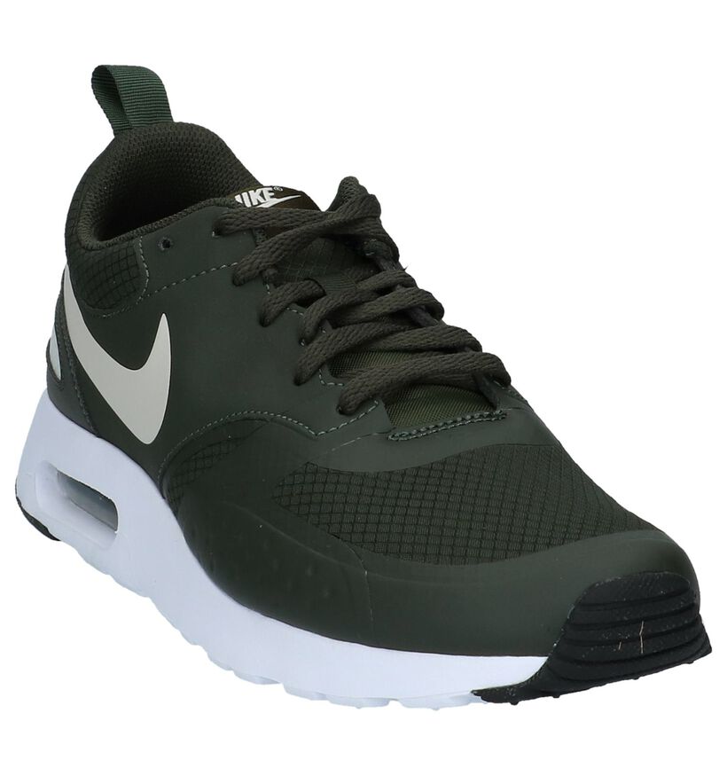 Nike Air Max Baskets basses en Vert kaki en simili cuir (209826)