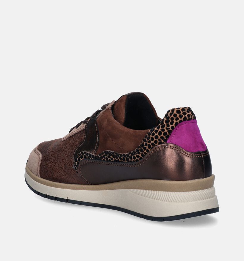 Gabor OptiFit Bruine Sneakers voor dames (344774) - geschikt voor steunzolen