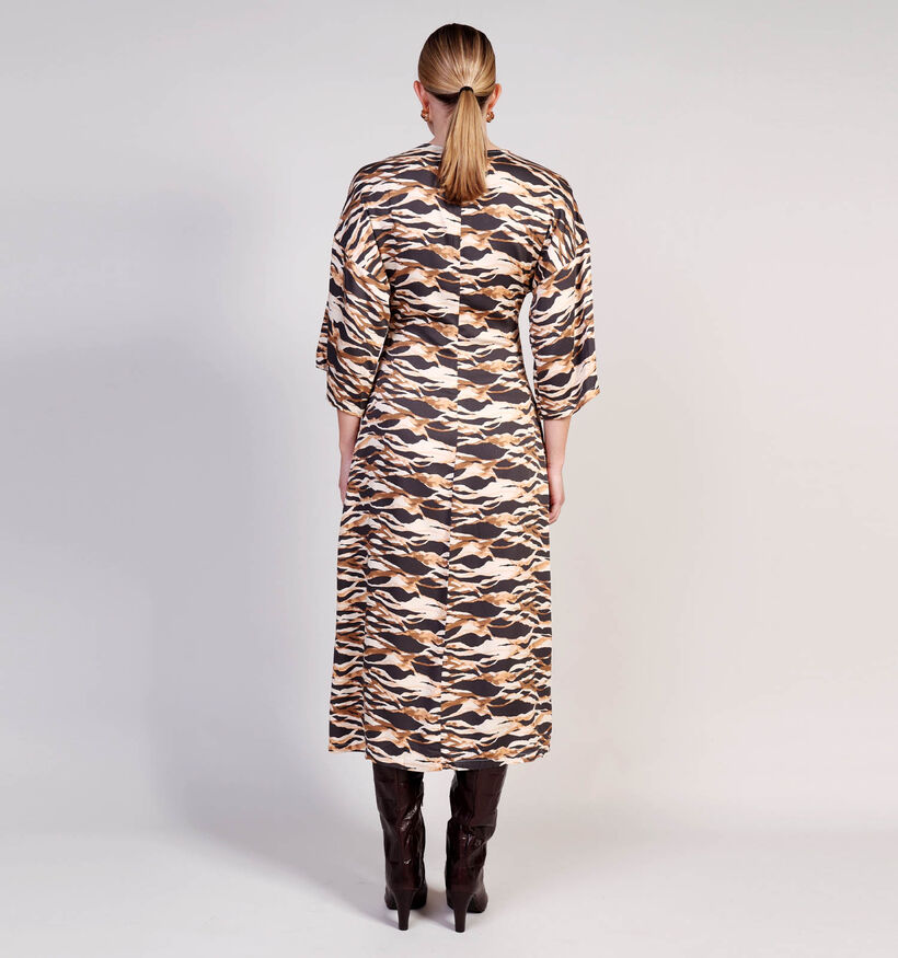 Minus Lottie Bruine Lange Jurk voor dames (361737)
