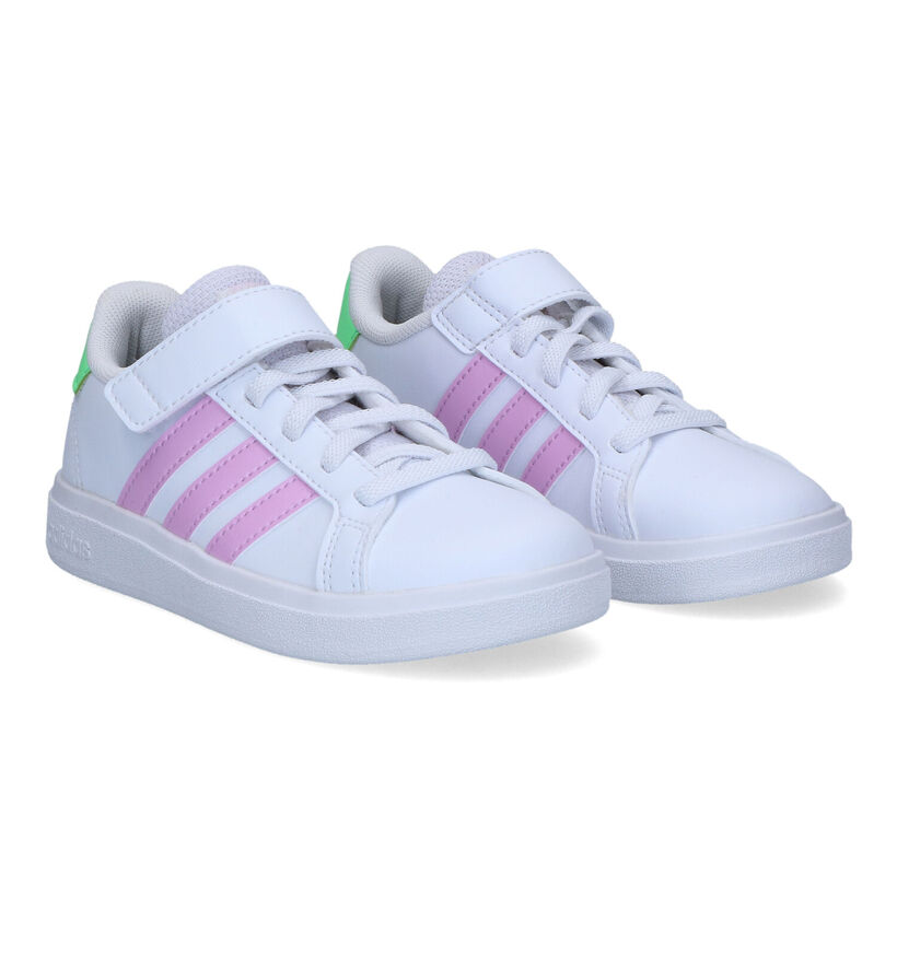 adidas Grand Court 2.0 Baskets en Blanc pour filles (311317)