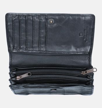 Bear Design Portemonnees Zwart/Cognac/Bruin/Blauw/Rood/Groen