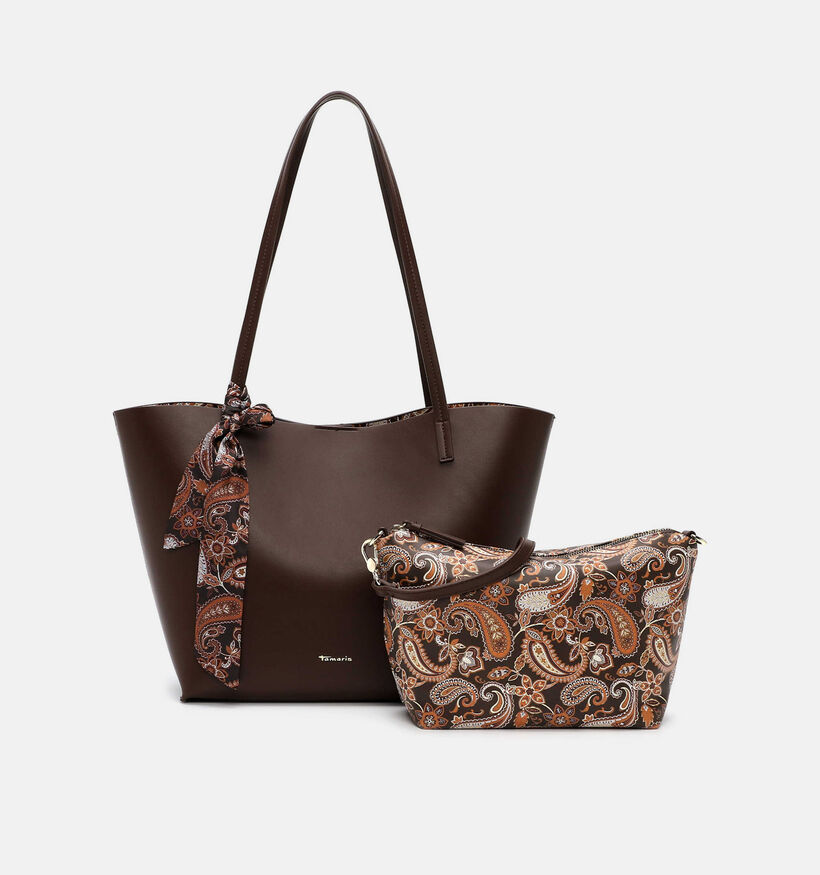 Tamaris Margarethe Cabas en Brun fonc&eacute; pour femmes (378790)