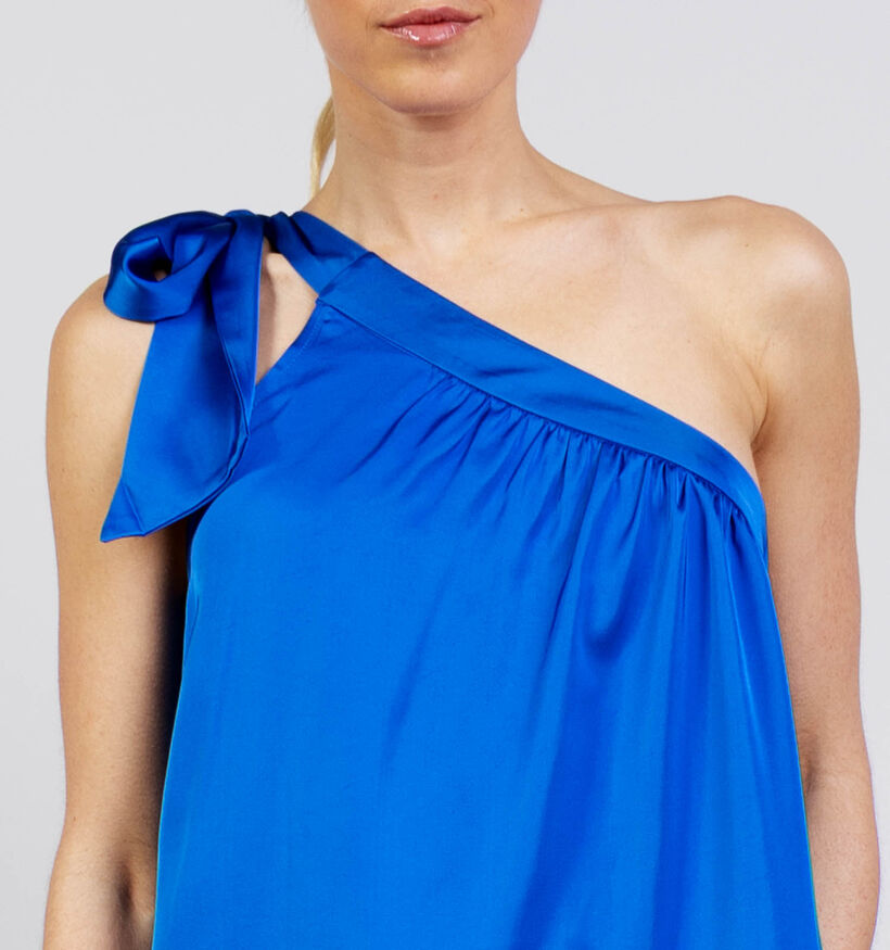 Vila x Loredana Hally One Shoulder Blauwe Jurk voor dames (375146)