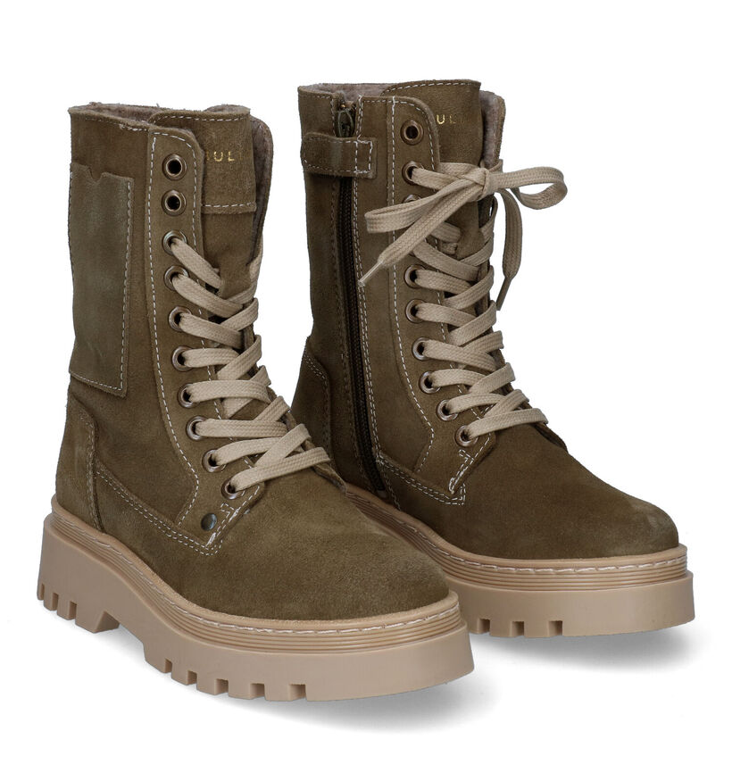 Bullboxer Cognac Boots voor meisjes (314966) - geschikt voor steunzolen