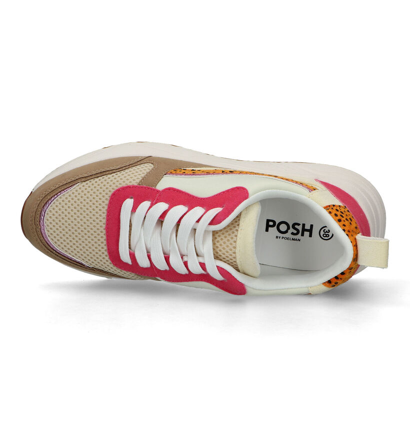 Posh by Poelman Beige Sneakers voor dames (331361)
