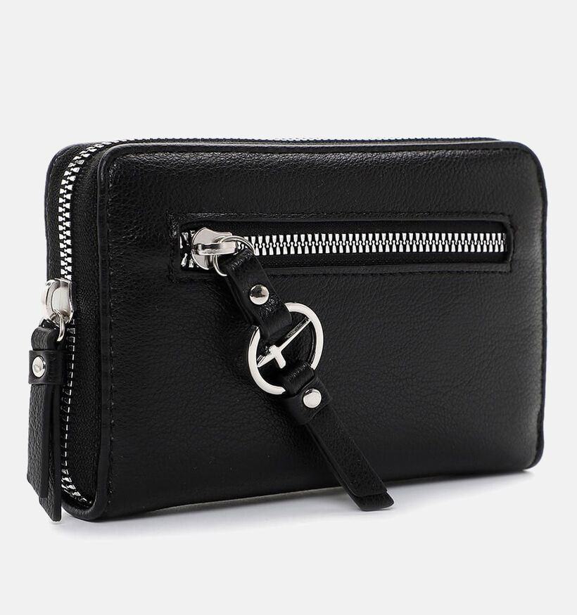 Tamaris Nele Porte-monnaie zippé en Noir pour femmes (362580)