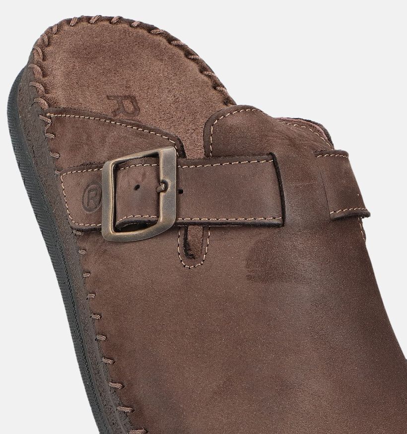 Rohde Donkerbruine Slippers voor heren (365508)