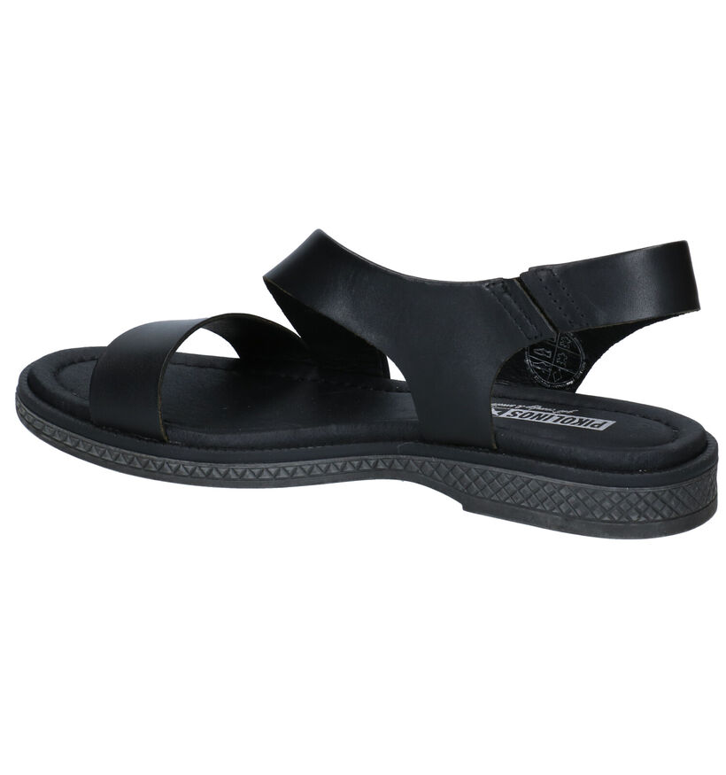 Pikolinos Moraira Witte Sandalen in leer (308095)