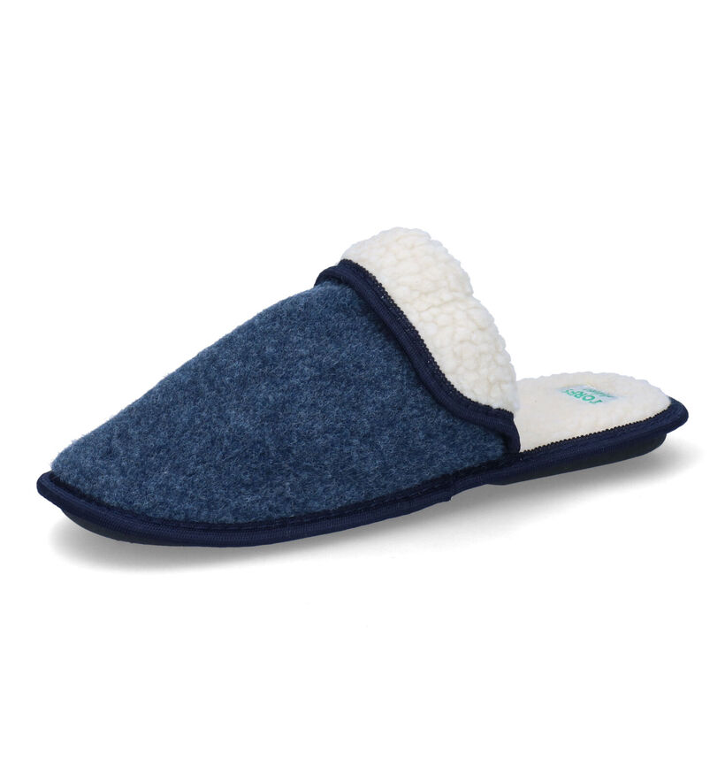 Torfs Home Pantoufles ouvertes en Bleu foncé pour hommes (300240)