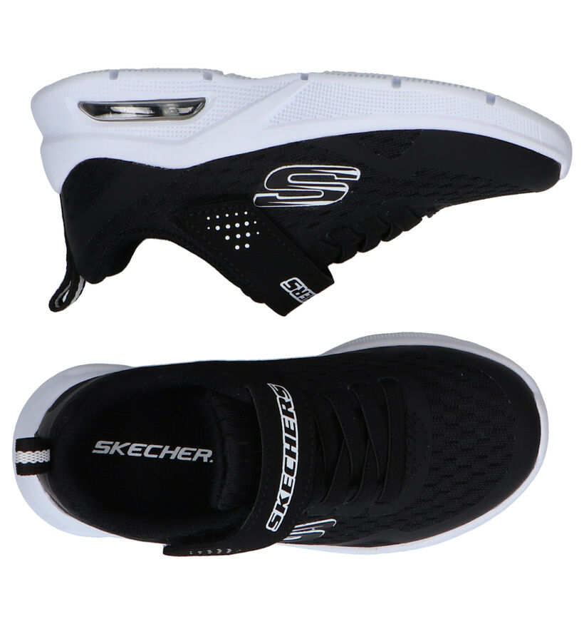 Skechers Microspec Max Trovic Zwarte Sneakers voor jongens, meisjes (335701)