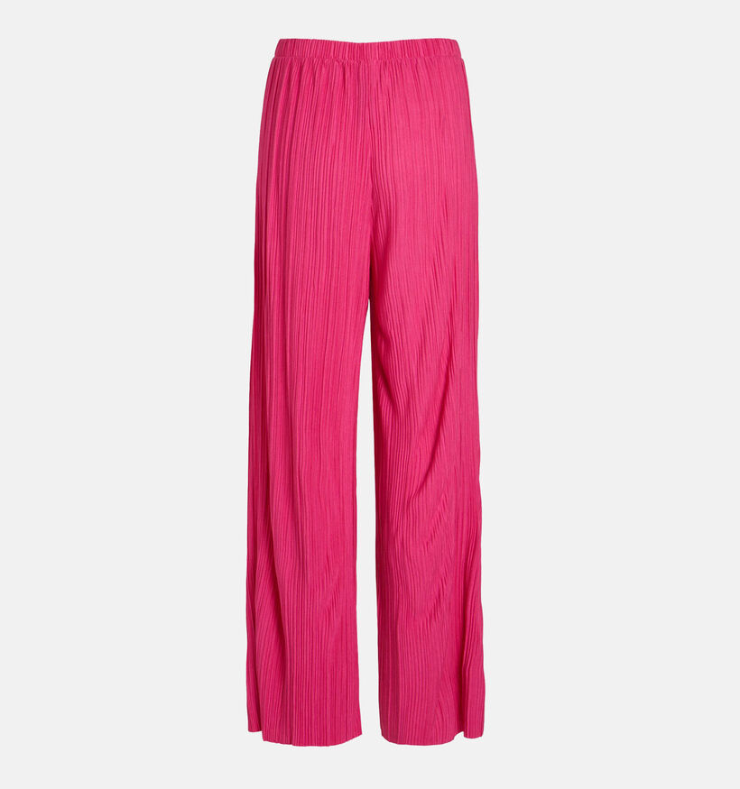 Vila Lisa Pantalon large en Fuchsia pour femmes (328702)