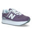 New Balance WL 574 Paarse Sneakers voor dames (327408) - geschikt voor steunzolen