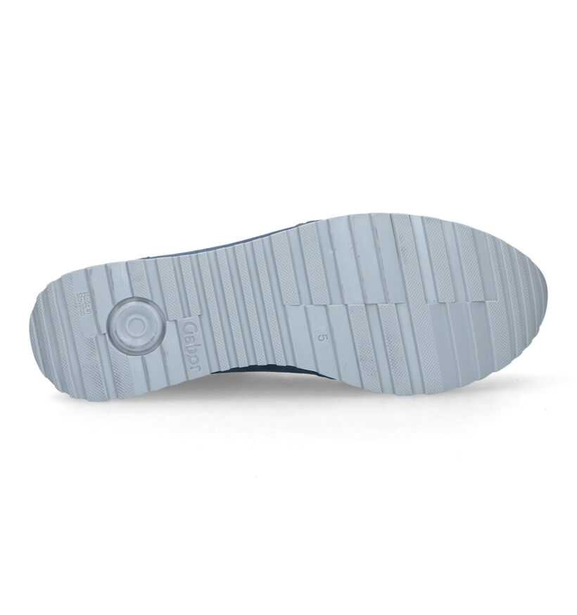 Gabor OptiFit Baskets en Bleu pour femmes (323172) - pour semelles orthopédiques