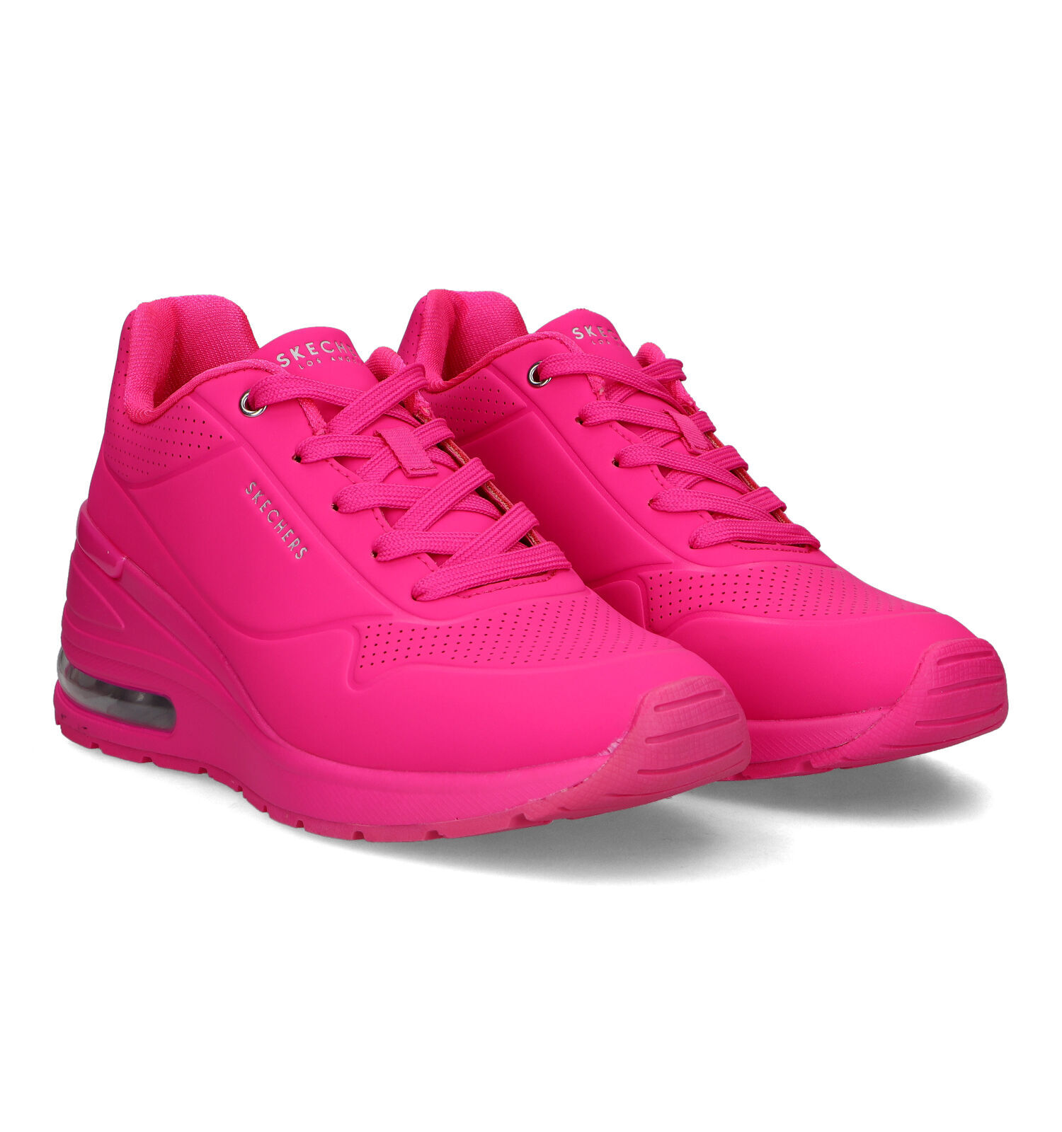 Skechers Million Air Elevated Baskets en Rose Femmes Baskets