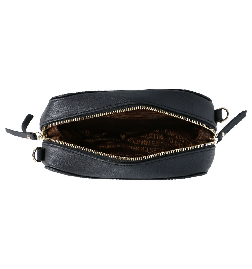 Crinkles Sac porté croisé en Noir pour femmes (324979)