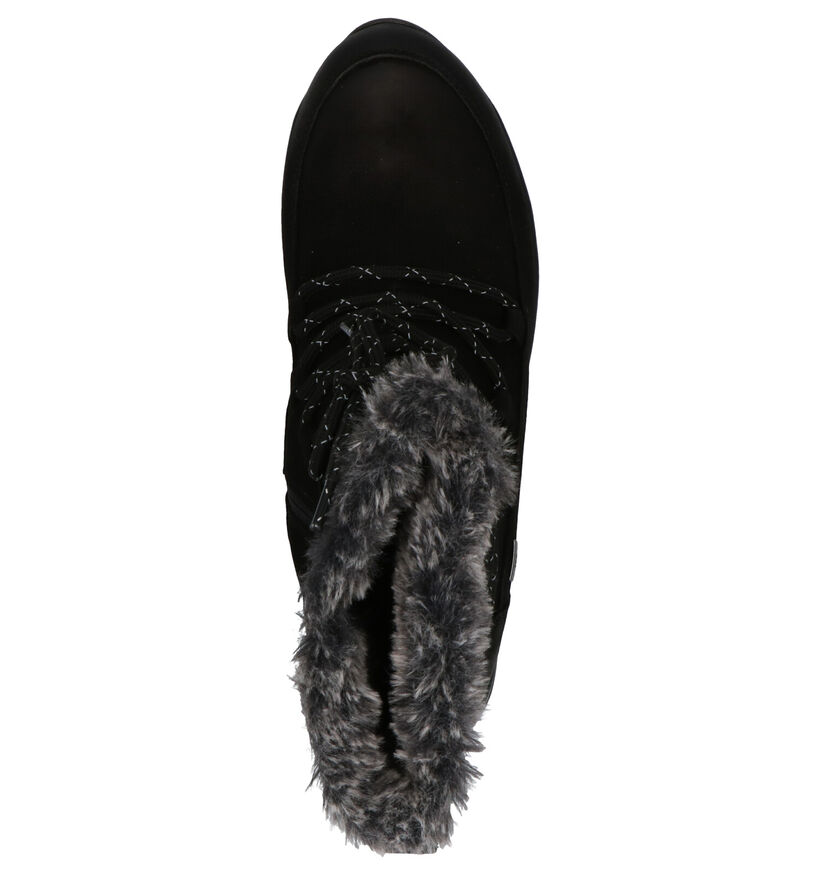 Gabor Rollingsoft Boots en Noir en daim (260193)