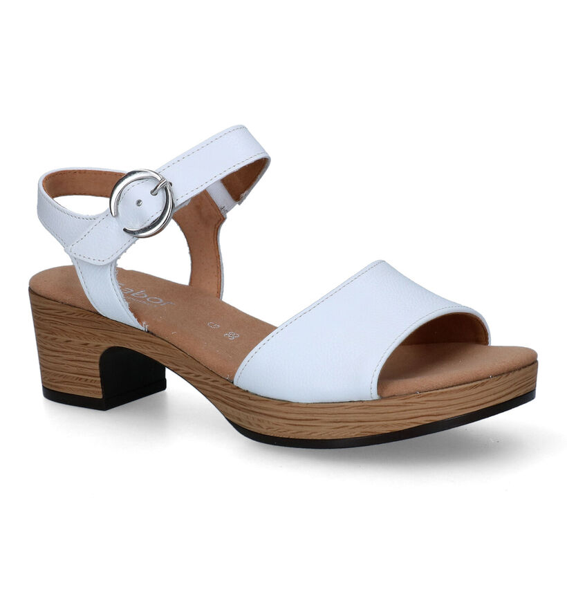 Gabor Comfort Zwarte Sandalen in leer (306541)