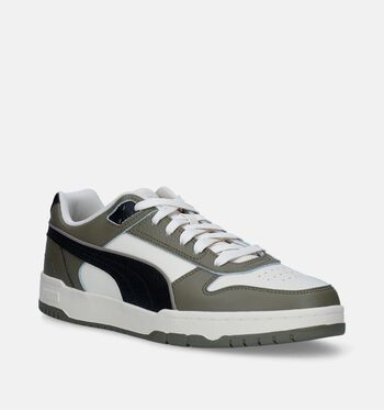 Puma Low Baskets Beige/Bleu/Vert