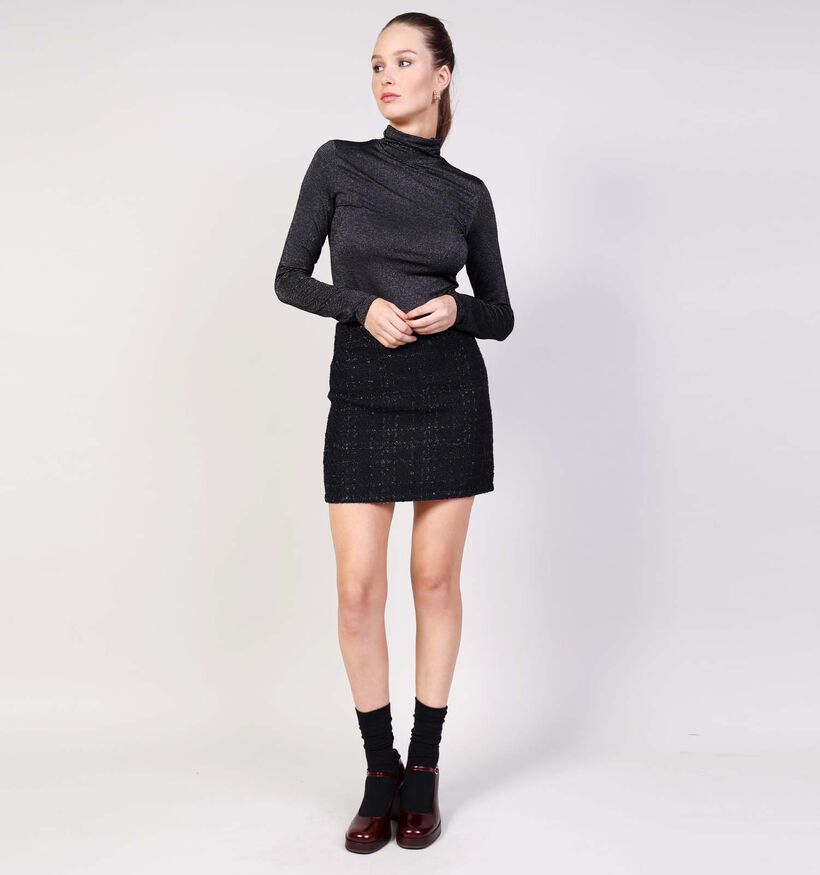 JDY Denver Donkerblauwe Bouclé Rok JDY Denver Donkerblauwe Bouclé Rok voor dames (362428)